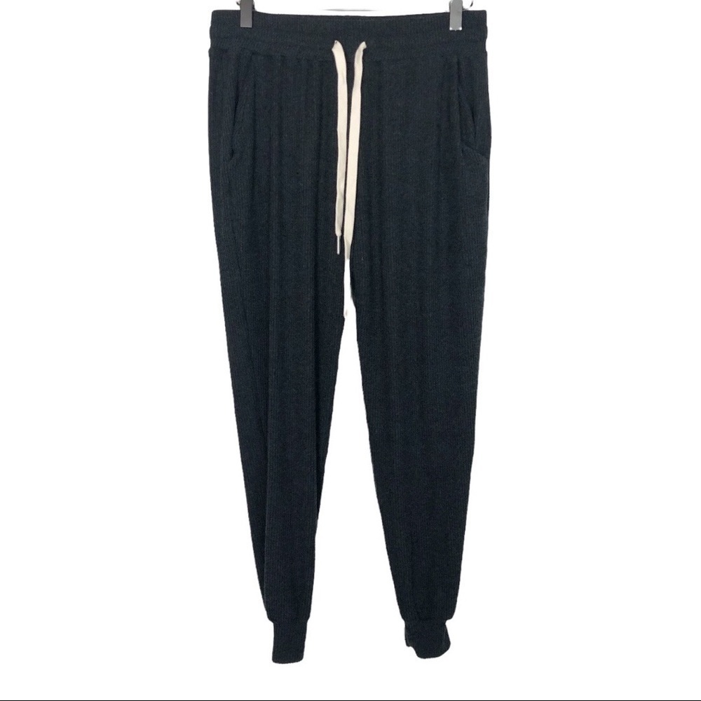 Sen Biscayne Ribbed Jogger Charcoal